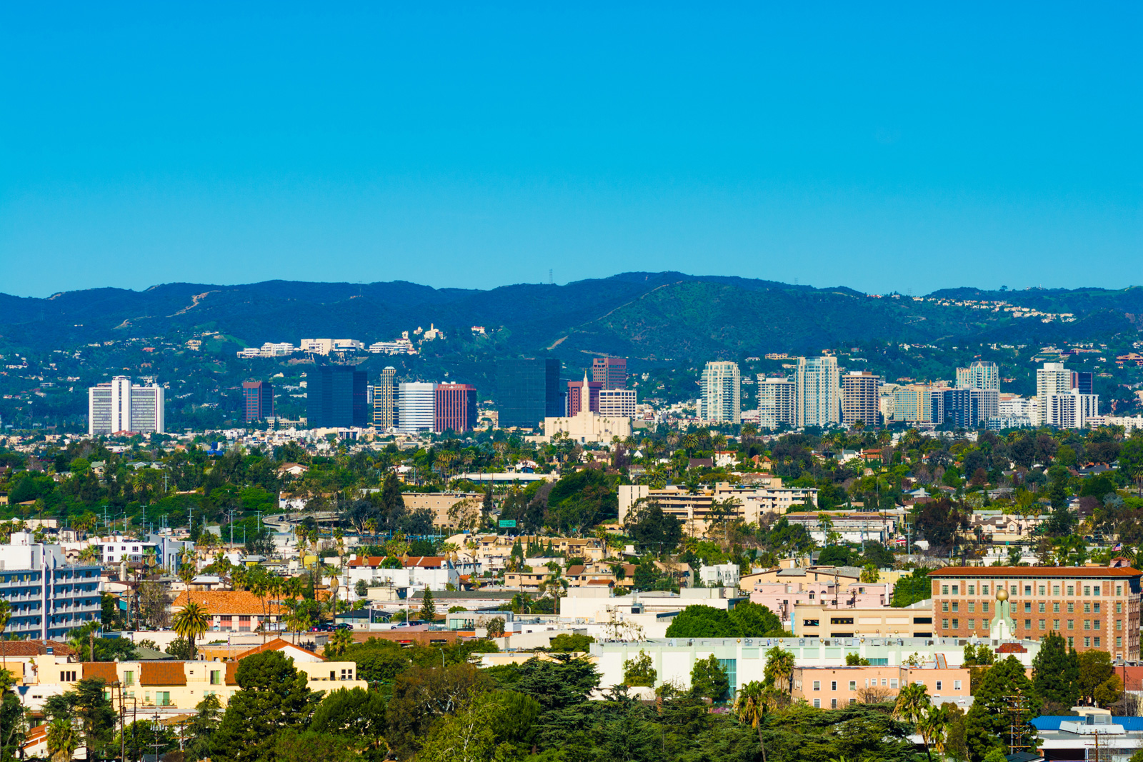 West Los Angeles skyline