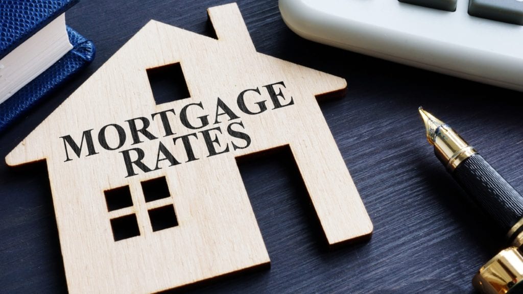 mortgage rates sign