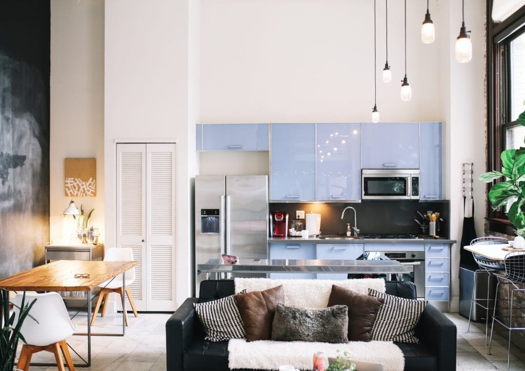 minimalist and luxurious kitchen