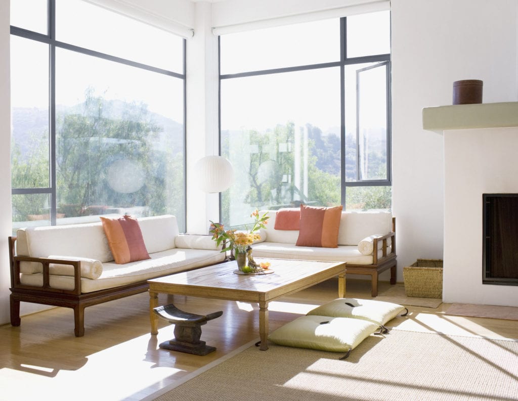 a very cozy living area